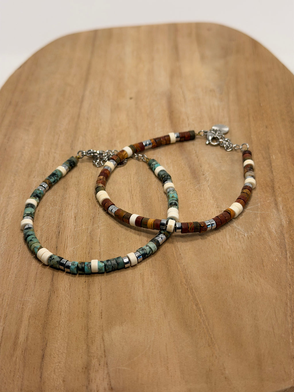 Bracelet pour homme en pierre naturelles 