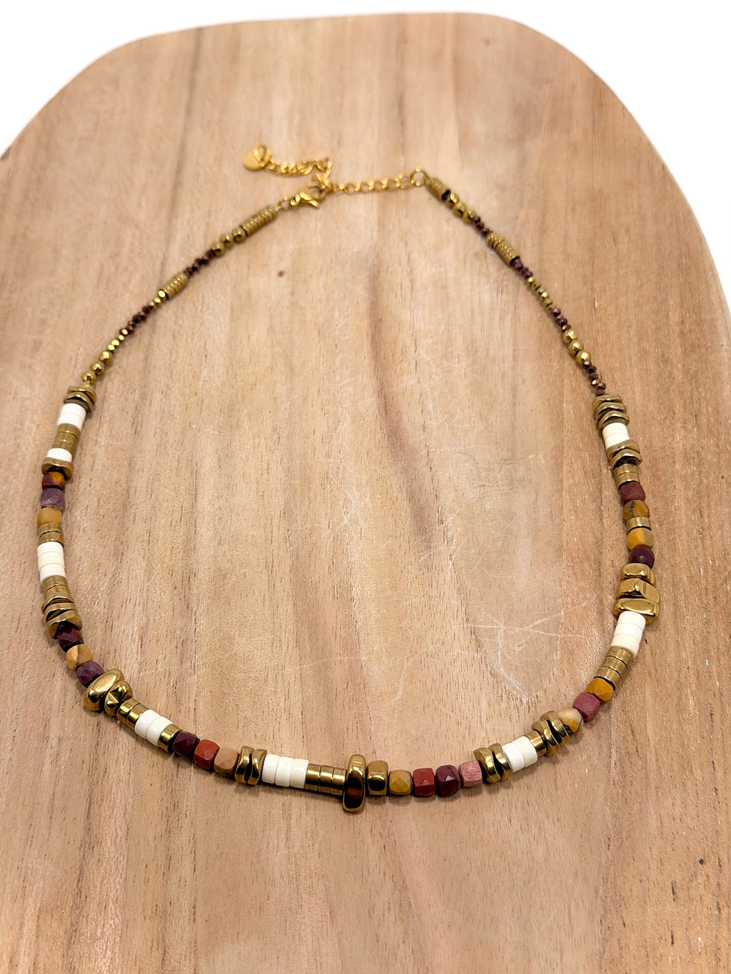 Collier femme en pierres naturelles 